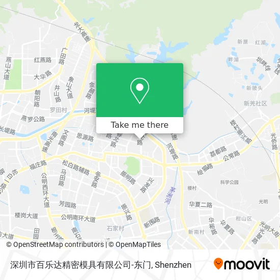 深圳市百乐达精密模具有限公司-东门 map