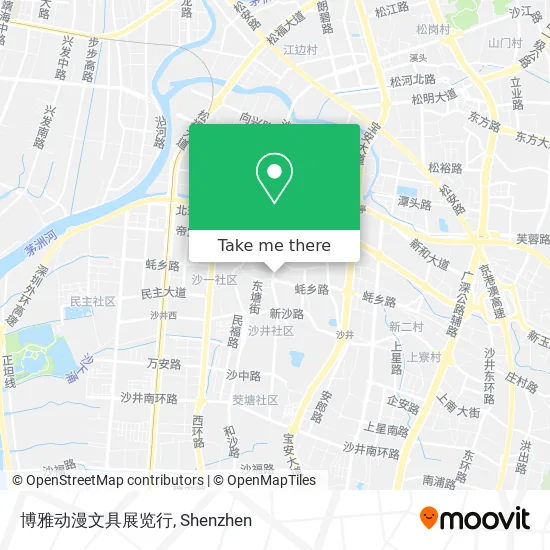 博雅动漫文具展览行 map