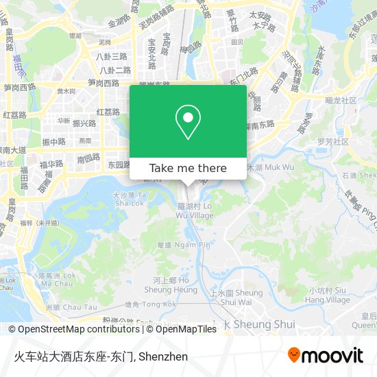 火车站大酒店东座-东门 map