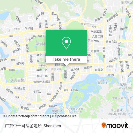 广东中一司法鉴定所 map