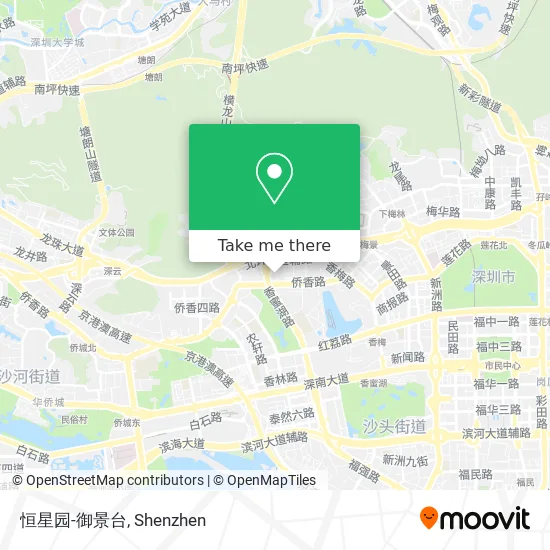 恒星园-御景台 map