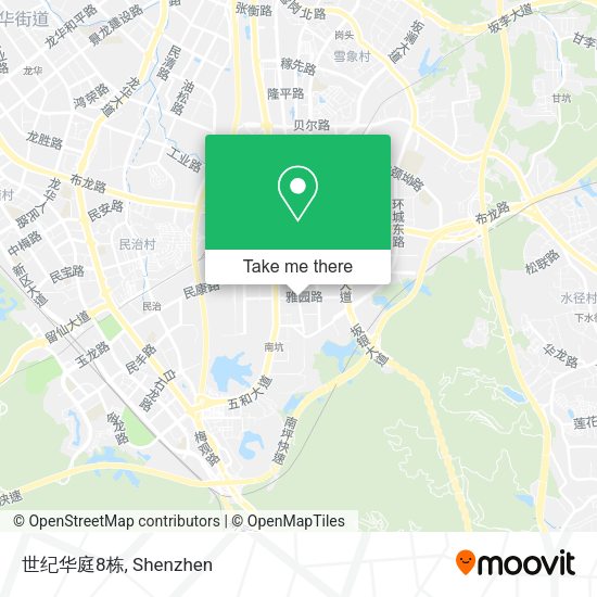 世纪华庭8栋 map