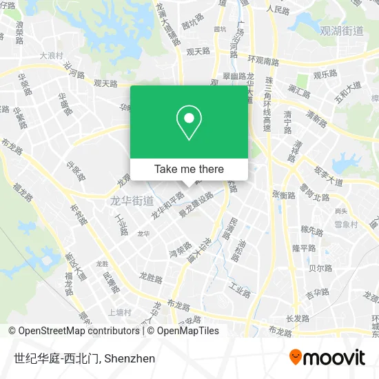 世纪华庭-西北门 map