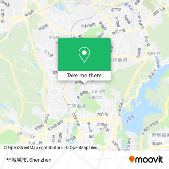 华城城市 map