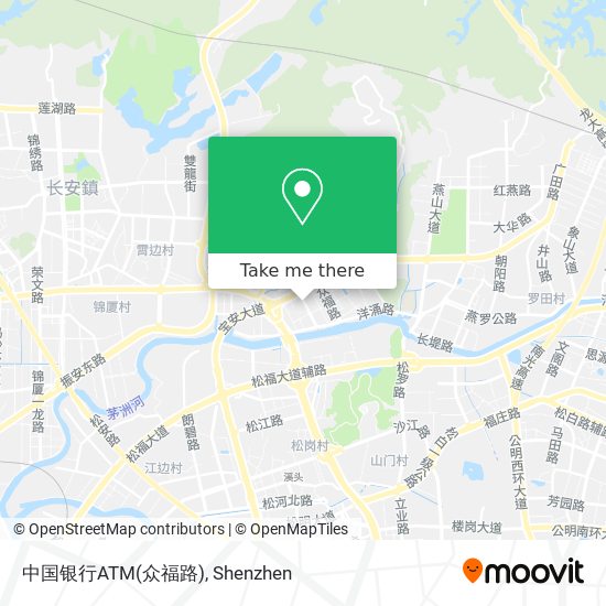 中国银行ATM(众福路) map