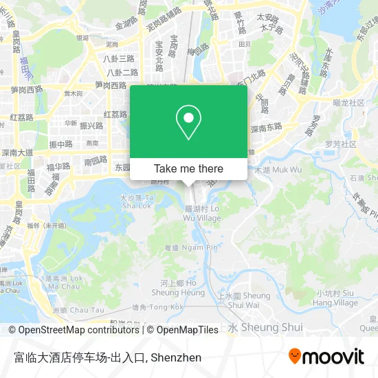 富临大酒店停车场-出入口 map