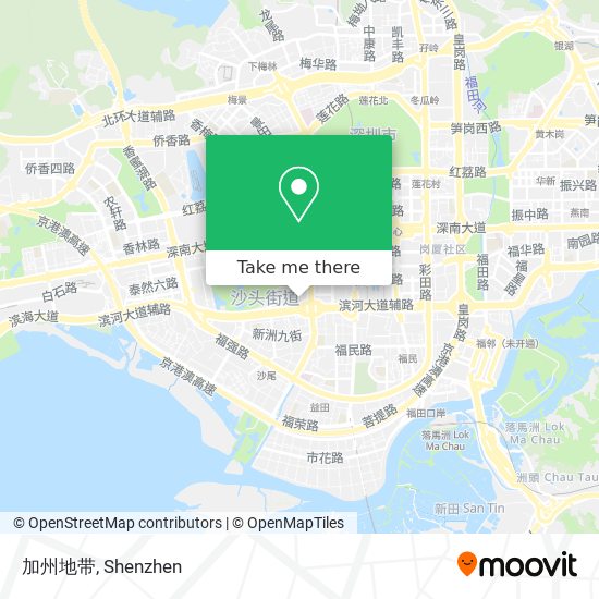 加州地带 map
