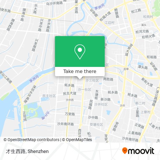 才生西路 map