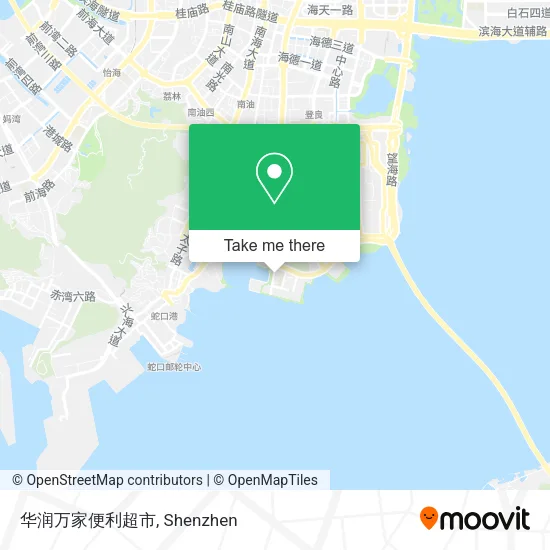 华润万家便利超市 map