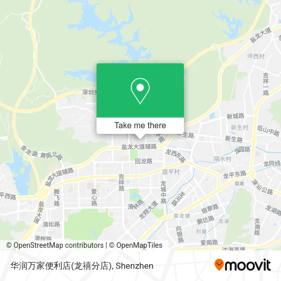 华润万家便利店(龙禧分店) map