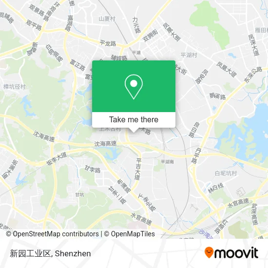 新园工业区 map