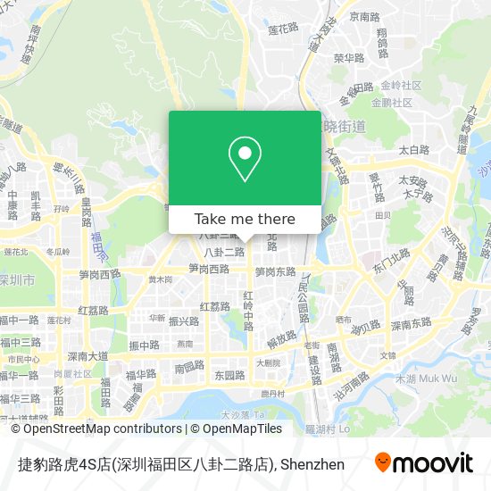 捷豹路虎4S店(深圳福田区八卦二路店) map