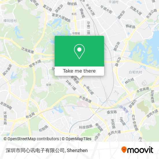 深圳市同心讯电子有限公司 map