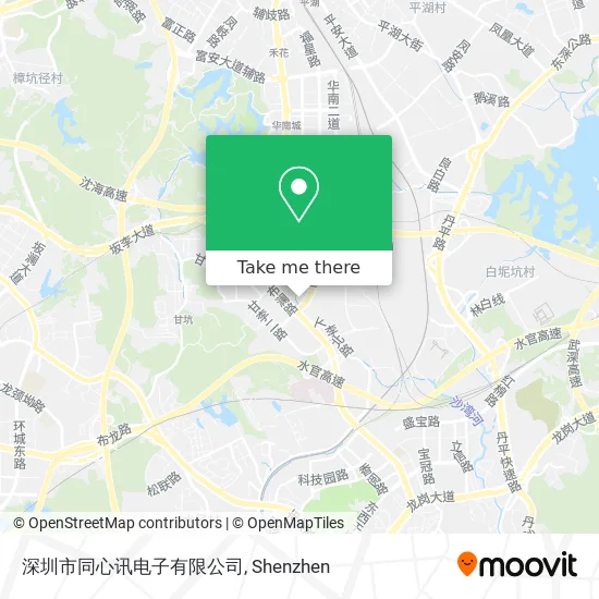 深圳市同心讯电子有限公司 map