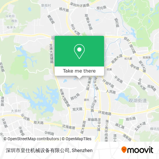 深圳市皇仕机械设备有限公司 map