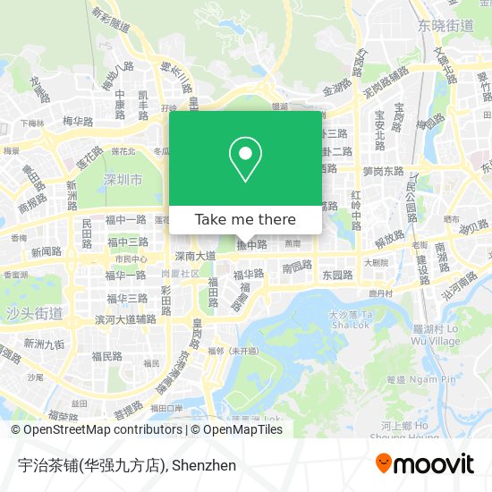 宇治茶铺(华强九方店) map