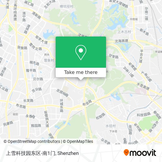 上雪科技园东区-南1门 map