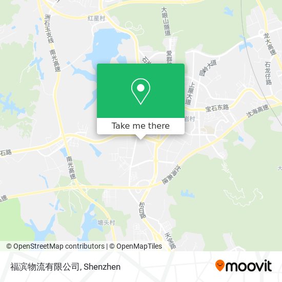 福滨物流有限公司 map
