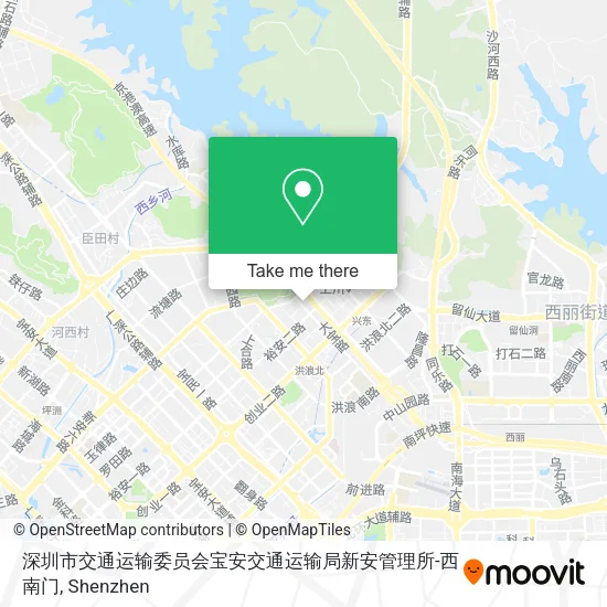 深圳市交通运输委员会宝安交通运输局新安管理所-西南门 map