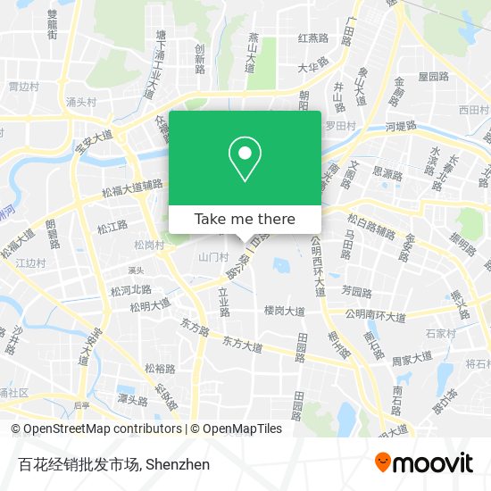 百花经销批发市场 map