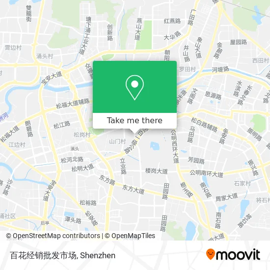 百花经销批发市场 map