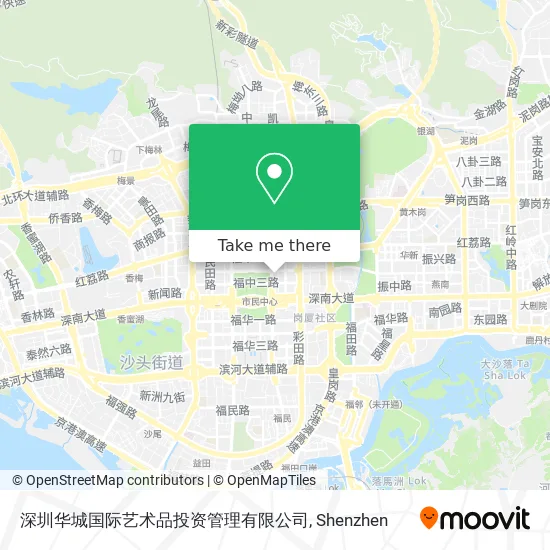 深圳华城国际艺术品投资管理有限公司 map