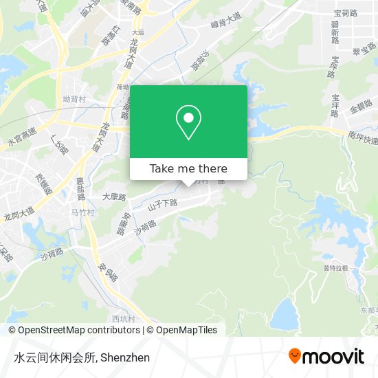 水云间休闲会所 map