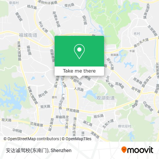 安达诚驾校(东南门) map