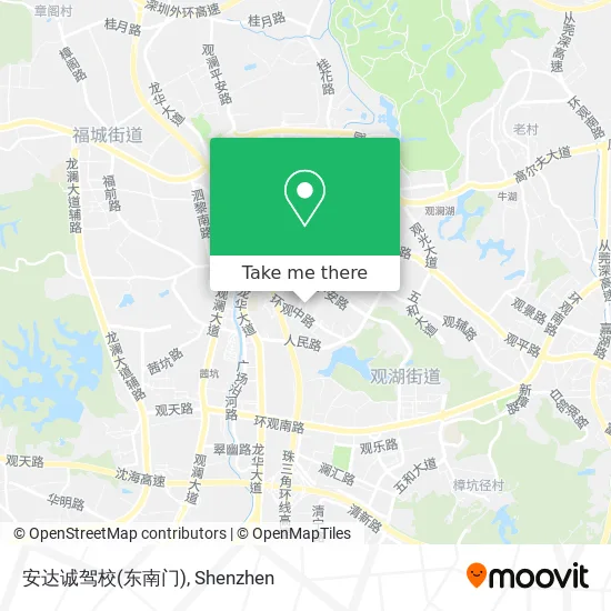 安达诚驾校(东南门) map