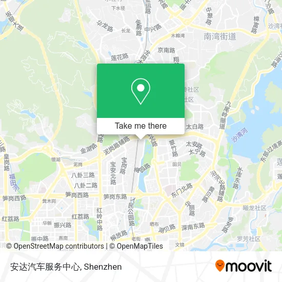 安达汽车服务中心 map