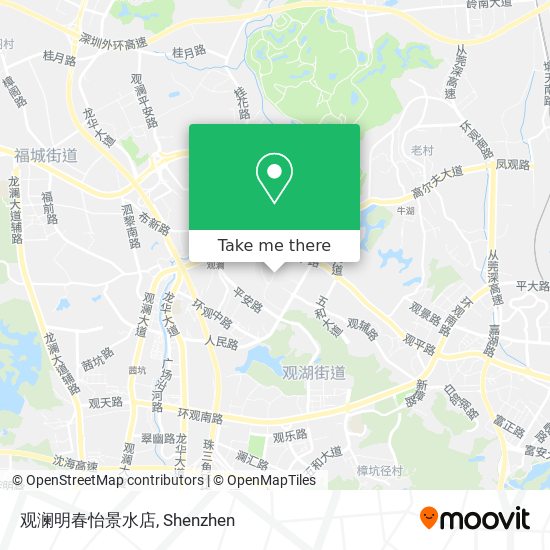 观澜明春怡景水店 map