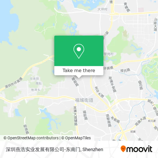 深圳燕浩实业发展有限公司-东南门 map