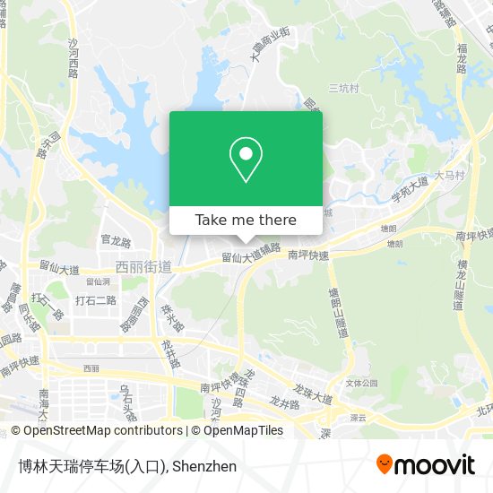 博林天瑞停车场(入口) map