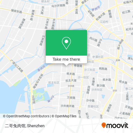 二哥兔肉馆 map