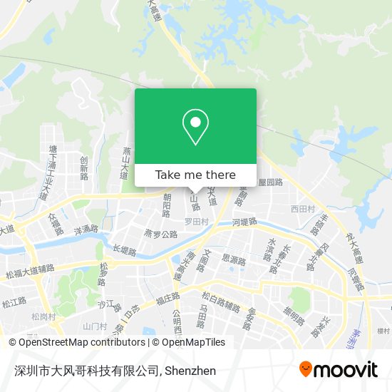 深圳市大风哥科技有限公司 map