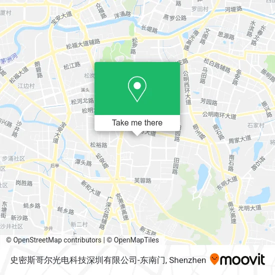 史密斯哥尔光电科技深圳有限公司-东南门 map