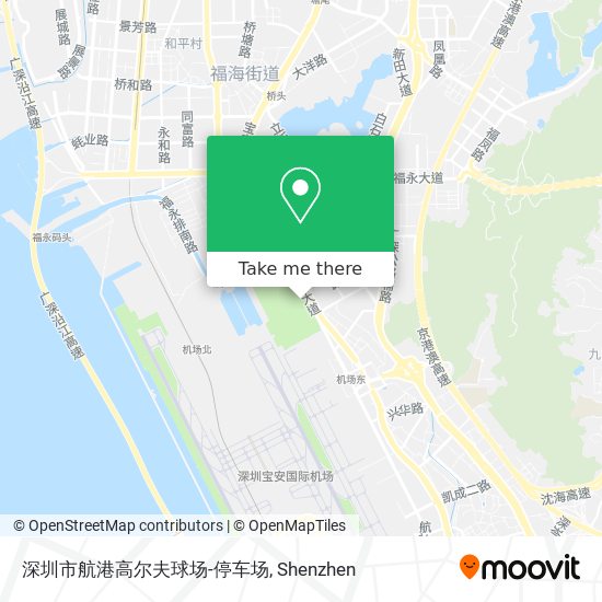 深圳市航港高尔夫球场-停车场 map