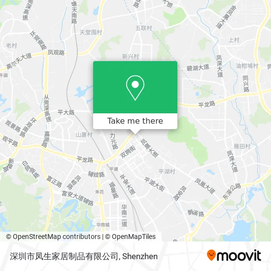 深圳市凤生家居制品有限公司 map