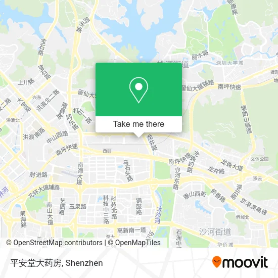 平安堂大药房 map