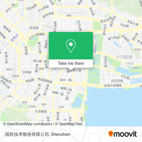 国民技术股份有限公司 map
