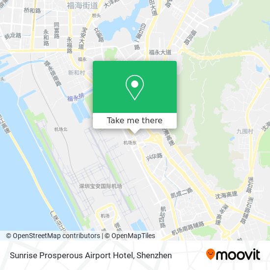 Sunrise Prosperous Airport Hotel map