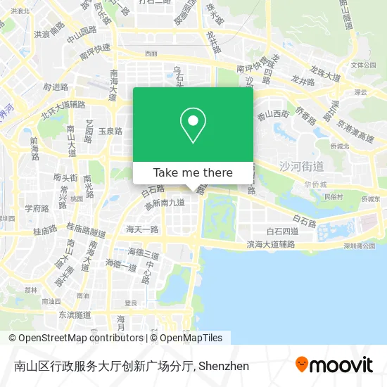 南山区行政服务大厅创新广场分厅 map