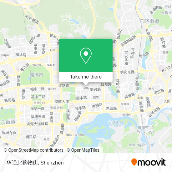 华强北购物街 map