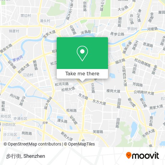 步行街 map