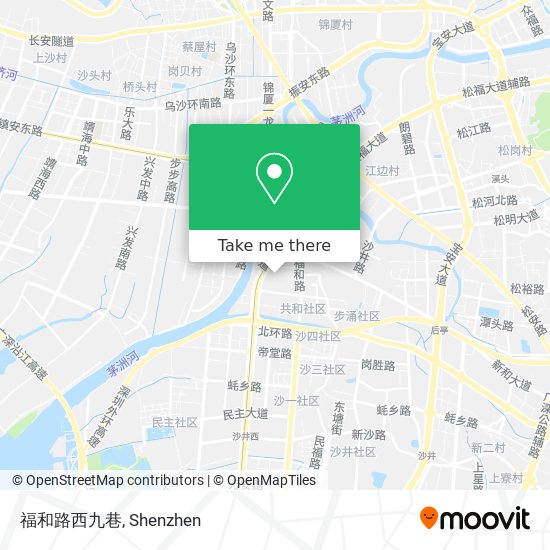 福和路西九巷 map