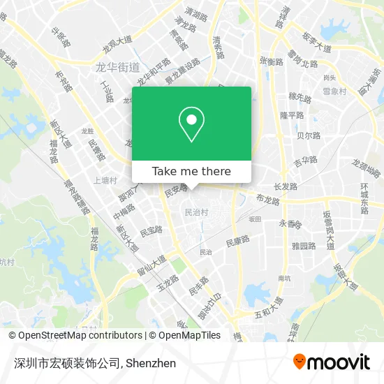 深圳市宏硕装饰公司 map