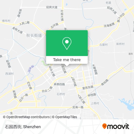 石园西街 map