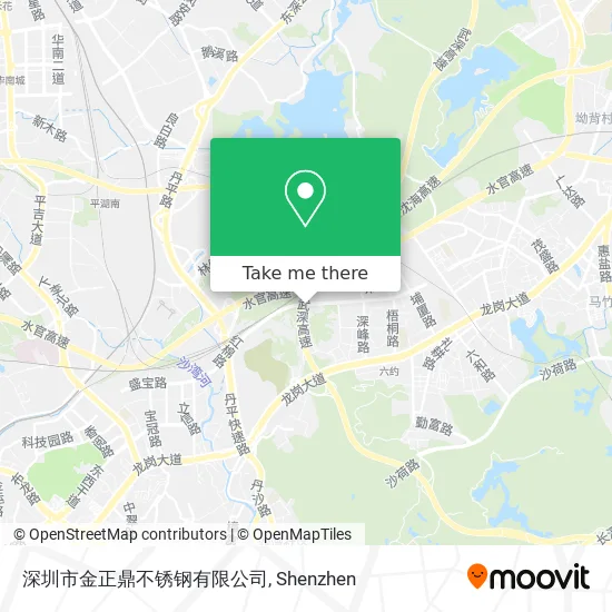 深圳市金正鼎不锈钢有限公司 map