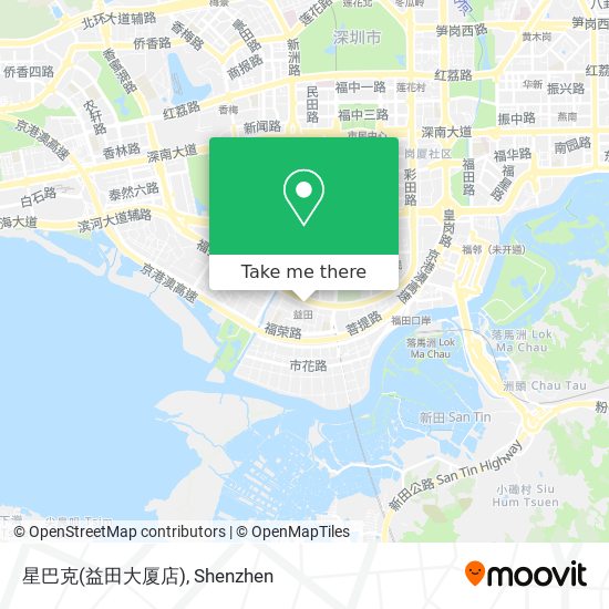 星巴克(益田大厦店) map