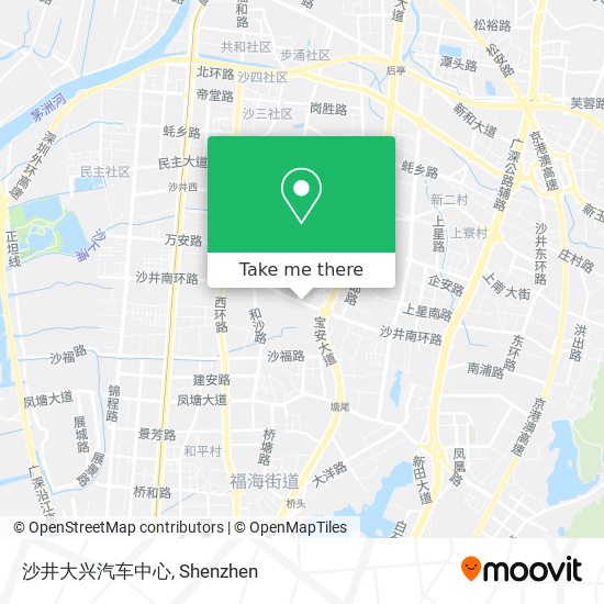 沙井大兴汽车中心 map